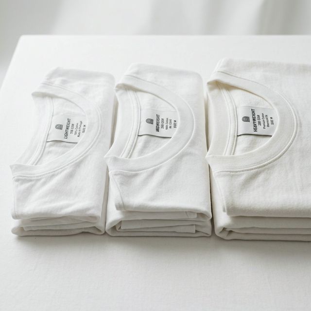 Comparison of midweight t-shirts