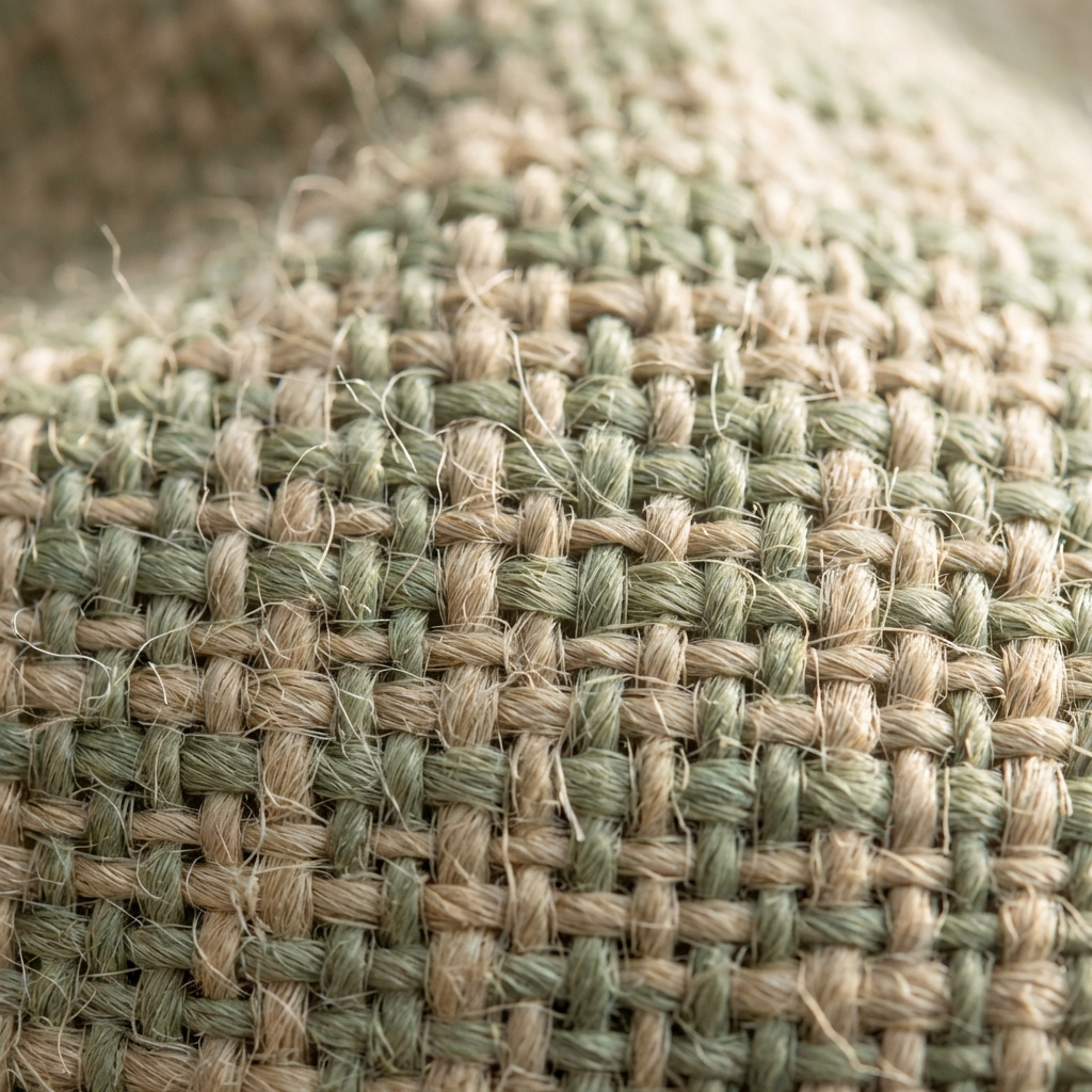 High resolution hemp fabric texture