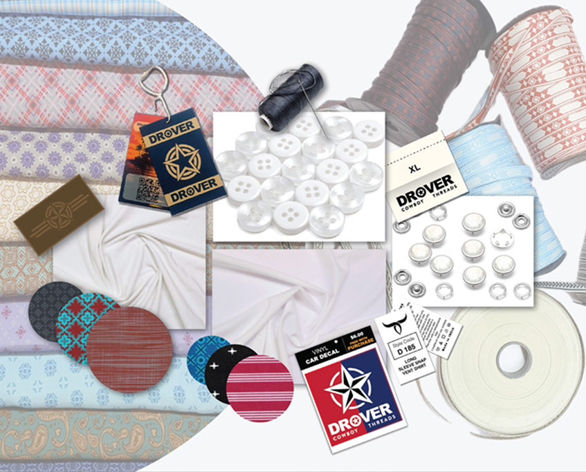 Drover Brand DNA - Fabric & Trim Details