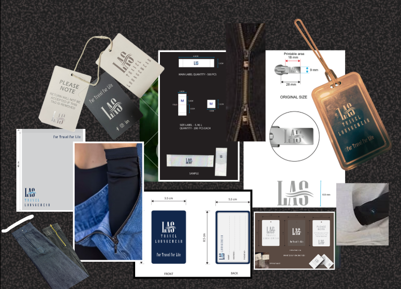 Detailing, trims and label development