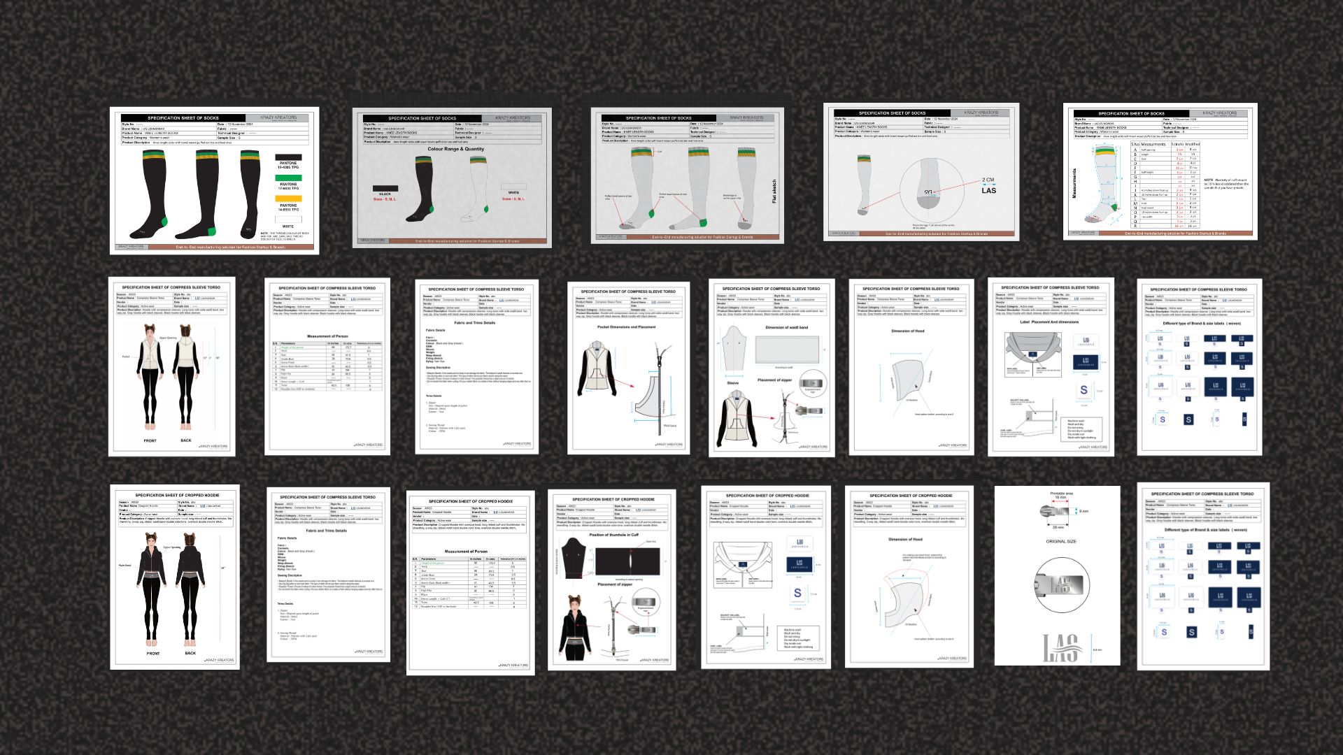 Tech pack development process