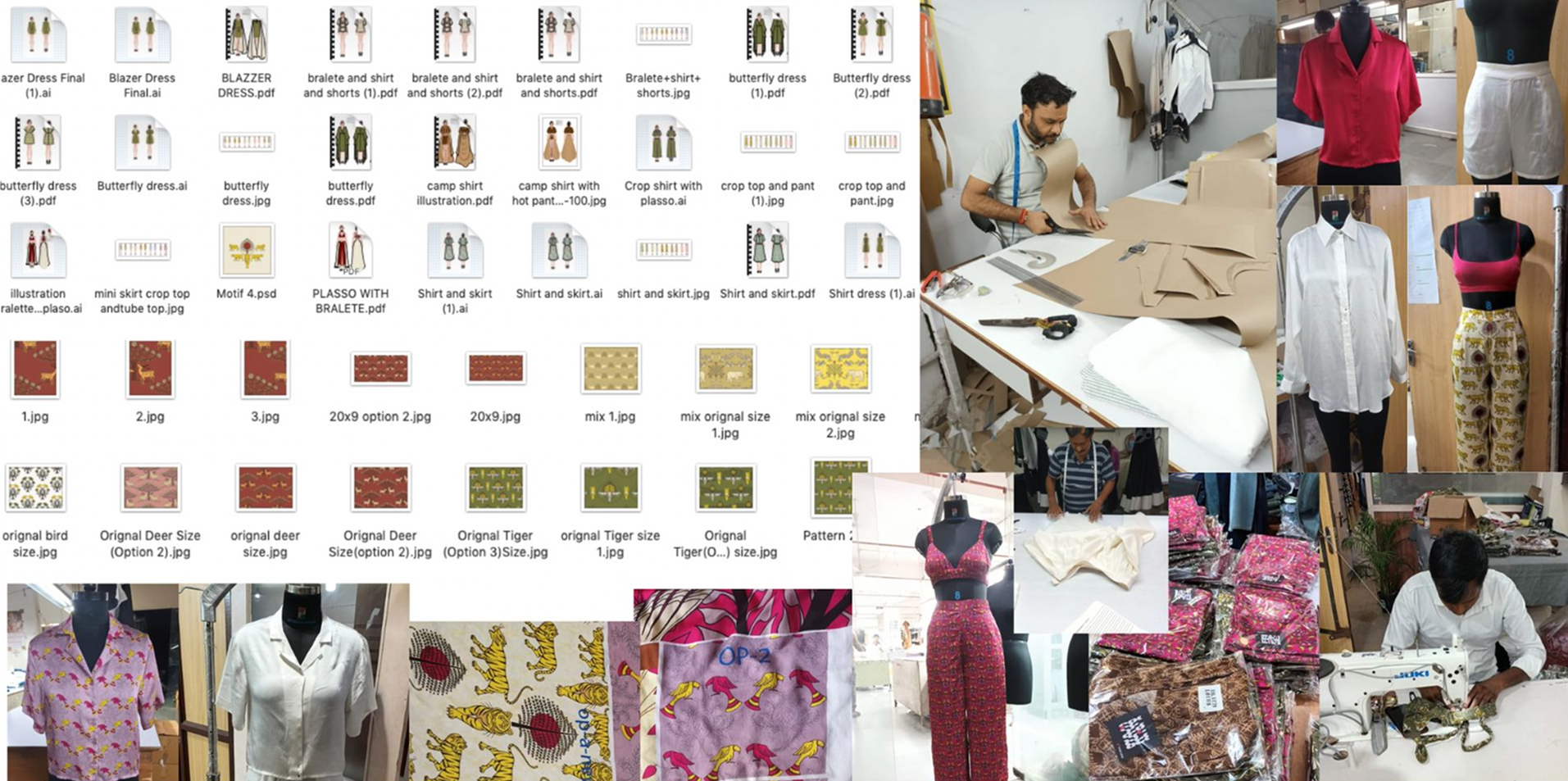 Tilted Lotus collection showcase